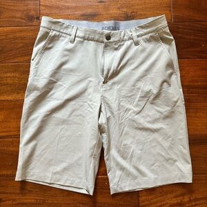 adidas Men’s Light Grey Beige Golf Shorts